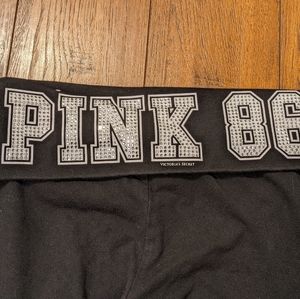 PINK Victoria's Secret cropped leggings with Rhinestones